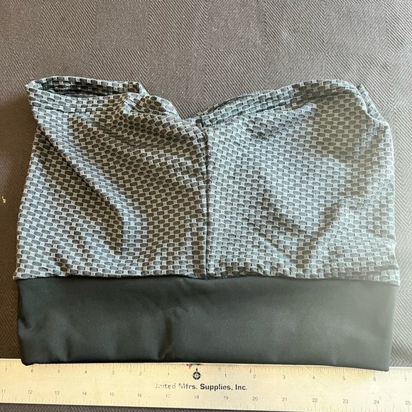 High Rise Sexy Yoga / Booty Short Wide Waistband -Black & Gray 3 pairs NEW SizeL - Picture 12 of 14